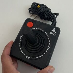 Atari TV Games Plug and Play Joystick Video Game System Jakks Pacific 2002 Black